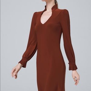 ISO WHBM Pleated Detail Shift Dress Size L